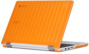 mCover Orange Hard Shell Case for 11.6 Acer Chromebook R11 CB5-132T / C738T series (NOT compatible with Acer C720/C730/C740/CB3-111/CB3-131 series) Convertible Laptop (Model: R11 CB5-132T / C738T)