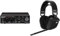 Steinberg UR22C USB 3.0 Audio-Interface, inklusive Cubase AI & CORSAIR HS80 RGB WIRELESS Multiplattform-Gaming-Headset - Dolby Atmos