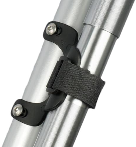 Support de Pompe à Vélo Portable pour Cadre - Accessoire avec Sangles en Nylon pour Ballons de Sport, VTT et Vélo de Route