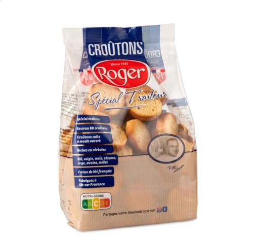 Baguette Tranchée Spéciale Traiteur Roger 300g/Sachet - Offres de 1, 2 et 3 Sachets - Livraison Gratuite France (1 sachet)
