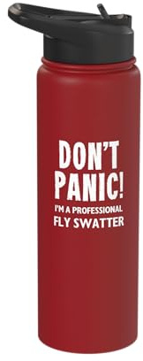 Fly Swatter Stainless Steel Insulated Water Bottle
