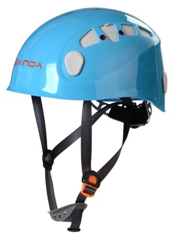 KIOALXZ La ventilación en el Casco de Escalada en Roca para arboristas, para Hombres, Mujeres y Adultos, Permite una eficiente disipación del Calor Durante