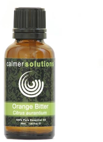 Calmer Solutions Orange Amère 100% Huile Pure Aromathérapie Essentielle 30ml