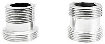 Adapter M18 M20 M22, Slanganslutningar Manlig Trådöverföring M22, Male Tråd Brass Connector Badrum Köket Kranar Tillbehör 1pcs (Size : M22 M22)