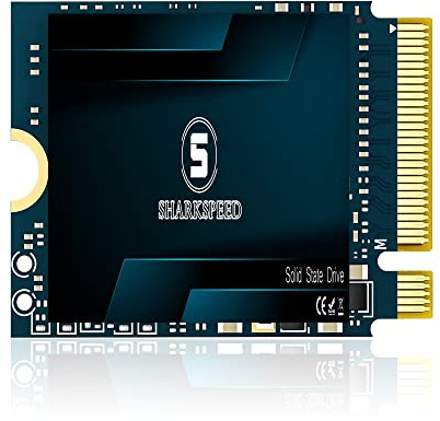 S SHARKSPEED M.2 2230 SSD 2 TB NVMe PCIe Gen 4.0 x 4 30 mm, SSD-hårddisk intern solid State Drive för Steam Deck Surface Pro7/Pro8+/ProX/laptop3/laptop4/laptop Go Ultrabook
