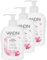 VANDINI 3x Hydro Flüssigseife Spender mit Magnolienblüte Duft 300ml - Made in Germany Spender Seife vegan - Handseife flüssig reinigt sanft - Handwaschseife für gepflegte Hände - Hand soap