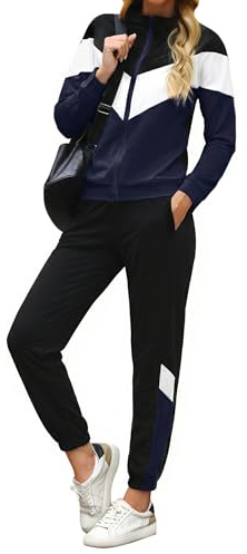 Marvmys Streatwear Trainingsanzüge Damen Sportanzüge Jogginganzug