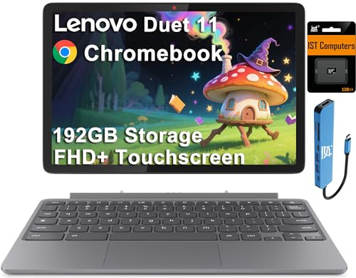 Lenovo Chromebook Duet 5 Tablet Laptop 2 in 1 con tastiera staccabile (touchscreen OLED FHD 13,3
