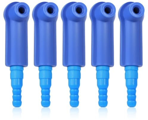 Apausvcm 5Pcs Exchange Tool Connector Brake Bleeding Kit, Universal Auto Bleeder Pump Exchange Adapter Brake Fluid Changer Automotive Brake Fluid Bleeder Bleeding Connector Adapter