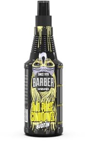 BARBER MARMARA Two Phase Conditioner Uomo | Leave in Hair Care Men | Anti Spliss | Profumo per capelli | Trattamento spray | Leave in condizionatore spray Men (250 ml, n. 4 Biotin)