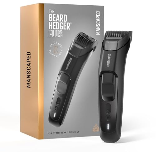 MANSCAPED® The Beard Hedger® PLUS Men's Adjustable Beard & Mustache Trimmer