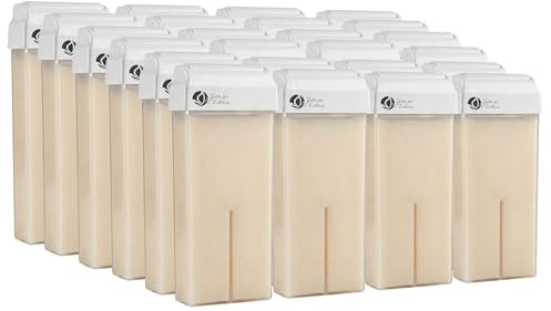 24 Ricariche Ceretta Rullo 100 ml, Cera Liposolubile allo Zinco
