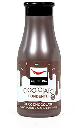 Aquolina Bagno Doccia CIOCCOLATO. Bagnoschiuma leggero e di veloce assorbimento - 250 ml