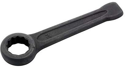 Alyco 191370 - Llave de estrella plana de golpe Cr-V pavonada 24 mm