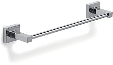 Gedy G-Pukhet Porta Asciugamani CM.35, Colore Cromo, Componenti Realizzati in Acciaio Inox e Cromall, Garanzia 2 Anni, Misure 4,5 x 38,4 x 6,8 CM e Peso 0,215 kg, Design R&S