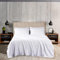 EGYLIN 4 Piece Super King Bed Sheets Set with 12 inch Deep Pocket Pure Egyptian Cotton 800 Thread Count 100% Long Staple Cotton Breathable Bedsheet Super Soft Hotel Quality Bedding, White