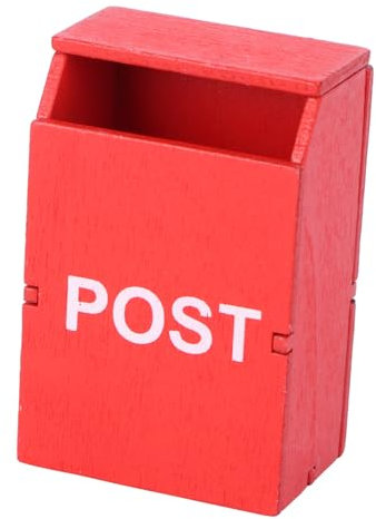 NUOBESTY 1pezzi Mini Postale Postale Decorazione Della Scena Decorazioni Per Mini Casa Accessori Per Realizzata in Resistente e Sicuro