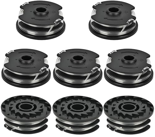 Flaveano Bobine Fil Coupe Bordure pour Parkside Rotofil | 8 Bobines, Fil Débroussailleuse