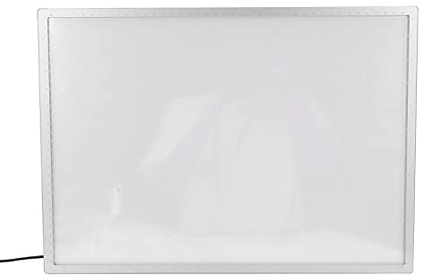 Boîte Lumineuse à Affiche LED Ultra-mince avec Support en Métal pour la publicité sur le Salon de Coiffure - Panneau d'affichage rétro-éclairé Facile à Changer avec Charge USB, Cadre en Aluminium