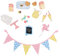Our Generation – Gartenparty-Set – Spielfutter & Regenbogen-Banner – 46 cm Puppenzubehör – Rollenspiel – Spielzeug für Kinder ab 3 Jahren – Gartenparty