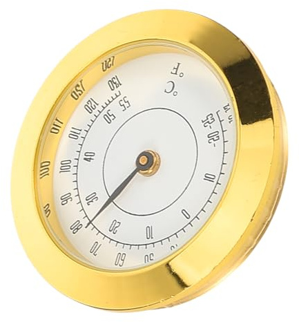 Ipetboom Termometro Precisione Per Guitarra Misuratore Indicatore Inlaid Per Monitoraggio Umidità e Scatole e