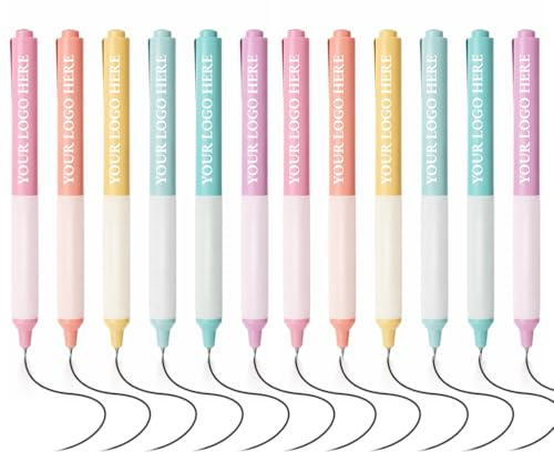 Mr. Pen- Custom UV Printed Pens, 12 Pack, Personalized with Logo or Text, Stylus Ballpoint Pens, Bulk Metal Pens for Business, Weddings, Birthdays, School, Events, and More
