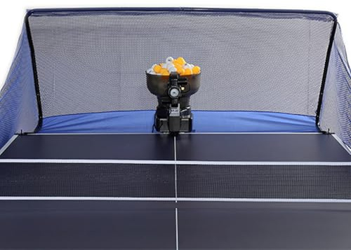 QIeCny Robot Per Palline Da Ping-pong, Lanciatore Automatico, 36 Tipi Di Colpi Con Effetto + Punto Di Atterraggio Versatile, Frequenza Di Oscillazione/palla Regolabile, Contiene 110 Palline,C
