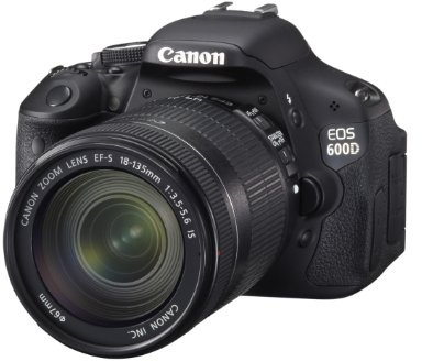 Canon EOS 600D Appareil photo numérique Réflex Kit Boîtier + Objectifs 18-55 Mm IS/55-250 Mm IS 18 Mpix Noir