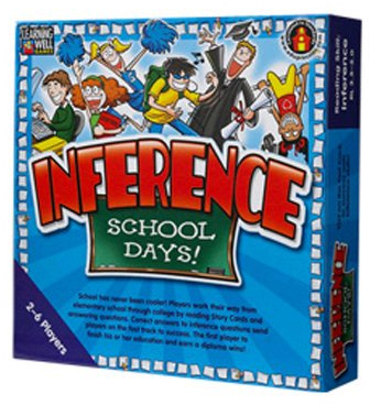 Edupress Inference School Days Game, Blue Level, 2-4 Players, Ages 8+, EP60801