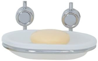 MSV Porte Savon à Fixer ABS Chromé Simply Chrome