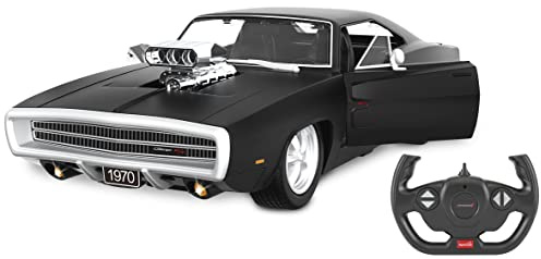 JAMARA Dodge Charger R/T 1970 1:16 2,4GHz Tür manuell - offiziell lizenziert, detailgetreuer Innenraum, originalgetreue Lackierung, ferngesteuertes RC Auto