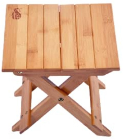 DSUK Kids Children Bamboo Wooden Folding Stool,Fishing Stool,Kids Stool Furniture UK (Kids Folding Stool Small)