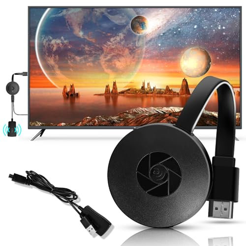 Miracast HDM Dongle, Wireless HDMI Dongle, Full HD Miracast HDMI Dongle, HDMI Transmitter Wireless Display Adapter, Wi-FI Display Dongle Android/OS/Windows/iPad, Phone, PC zu HDTV/Monitor/Projektor