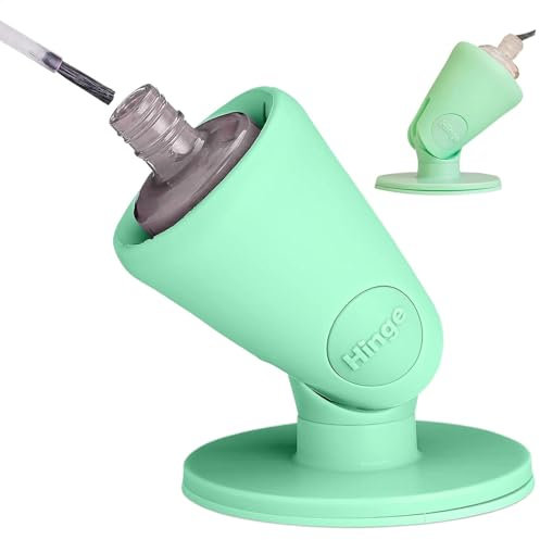 Anti-Spill Nail Polish Holder Stand, Soft Rubber Nail Polish Bottle Holder, Hinge Untippable Nail Polish Bottle Holder, Portable Nail Polish Anti-Spill Display Stand For Salon