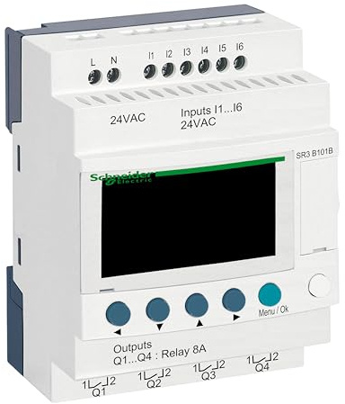 ZELIO II M 6E/4R 24AC RELOJ PANTALLA