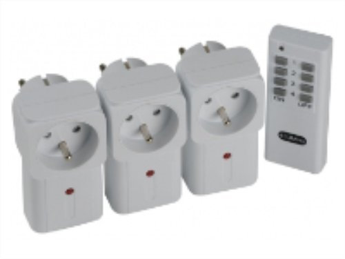 SCS Sentinel 3063 F Lot de 3 Prises télécommandées 3600 W