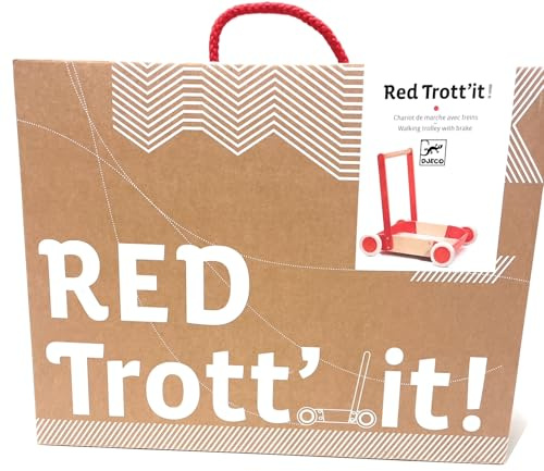 DJECO - Rollator orange, Mehrfarbig (Orange Tritt'it 30205)