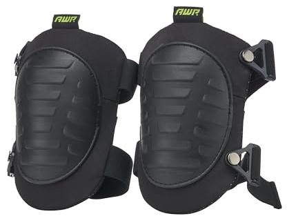 AWP Tactical Hard Cap Knee Pads | High Density Foam Padded Work Knee Pads | One Size