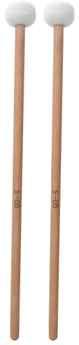 2 piezas mazos de tambor portátiles palos de tambor de fieltro para timbal accesorio de instrumento de percusión de tambor
