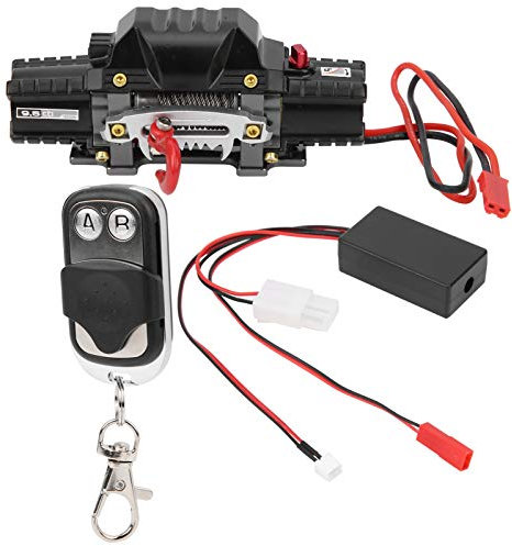 RC Automatische Winde, RC Metall Doppelmotor Simulierter Winden Controller Empfänger Passend für TRAXXAS Auto(Eine Art) Automodell Spielzeug