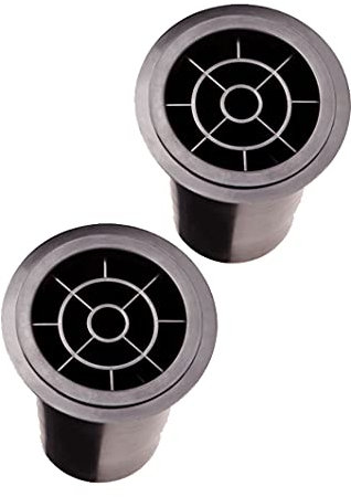 Tymar Juego de 2 jarrones de plástico para jarrones funerarios (15,5 cm de diámetro)