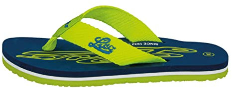 Lico Unisex Kinder Flamenco Flipflops, Lemon Marine, 34 EU