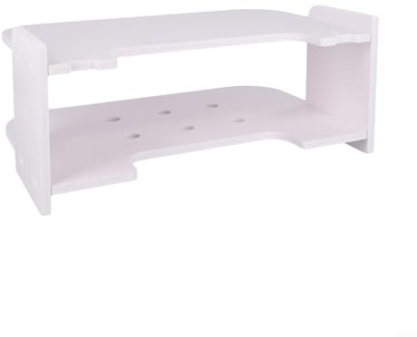 Estante de almacenamiento para enrutador, material respetuoso con el medio ambiente, diseño de esquina redondeada (30 cm)