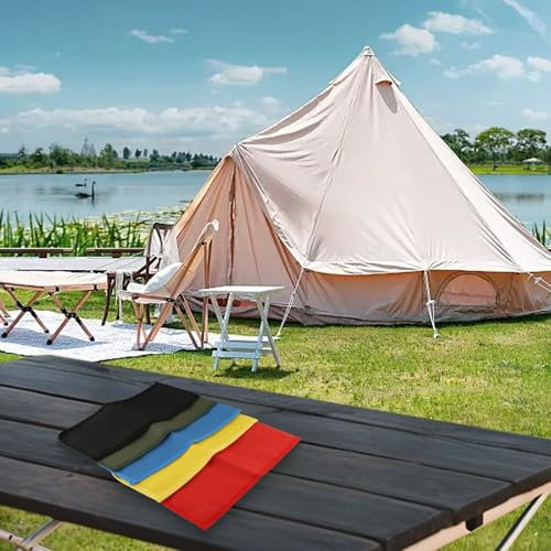 Bolsa de almacenamiento para tienda de campaña, 5 piezas de tela Oxford para tienda de campaña, bolsa de almacenamiento para tienda de campaña, para senderismo, camping, martillos y otros accesorios