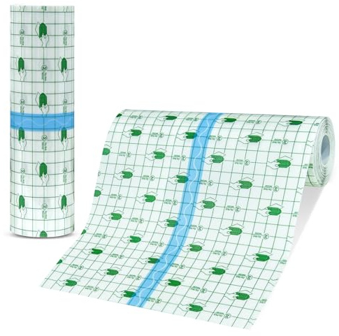 Vendaje Transparente Impermeable 20cm x 8m Vendaje para Tatuajes Anti alérgica Película Impermeable Vendajes Adhesivo Elástico Transparente Protección De Heridas