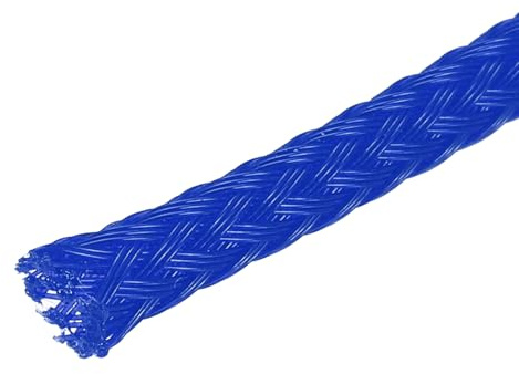 QUARKZMAN Manchon Extensible, Manchon De Câble De 1/8 Pouce 100 Pieds, Bleu