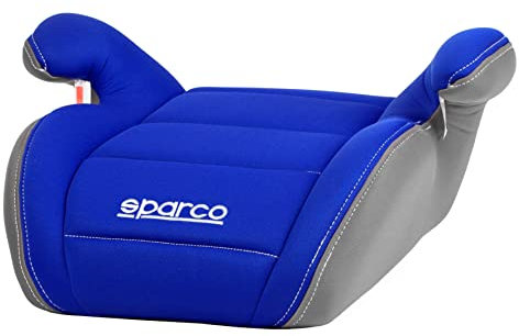 Sparco SPC3002AZ3CM Seggiolino di Rialzo per Bambini, Blu/Grigio, 3 cm