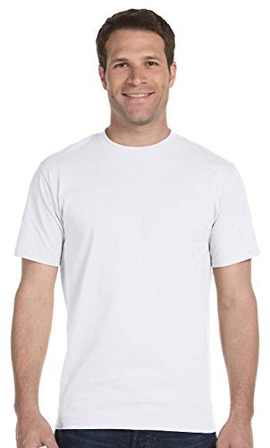 Hanes Men's Beefy-T Tall T-Shirt (White) (4X-Large)
