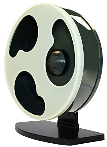 Exotic Nutrition Silent Runner Glow Wheel - 12 Regular - Silent, Fast, Durable Exercise Wheel - Sugar Gliders, Hamsters, Female Rats, Mice & Small Pets