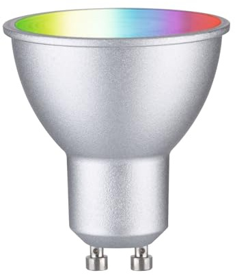 Paulmann 29149 Standard 230V Smart Home Zigbee LED Reflektor GU10 350 lm 4,8 W RGBW+ Dimbar Matt krom Ljuskälla